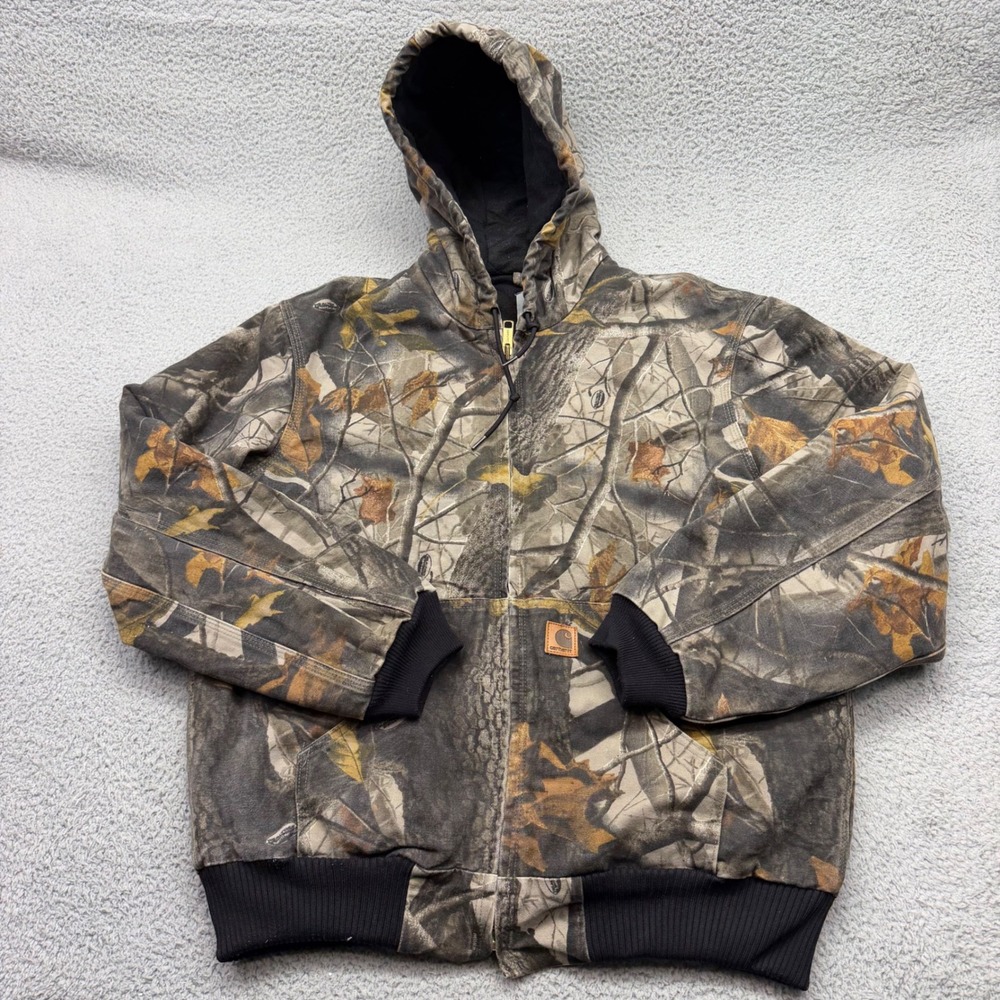 Carhartt J143 CMO Mens Size Medium Regular Vintage Realtree Camo Active Jacket